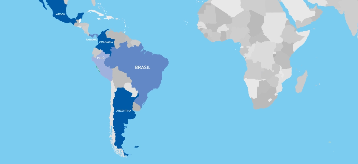 Mapa de Presencia Regional